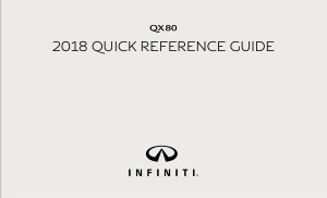 2018 Infiniti Qx80 Quick Reference Guide